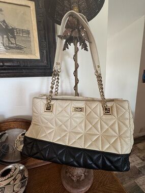 Kate Spade Quilted Two Tone Purse